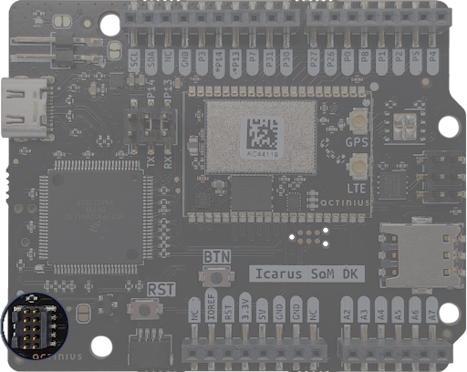 Icarus SoM DK v2 programming header