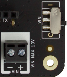 VIN Input and Switch for feeding power into compatible boards such as the Icarus